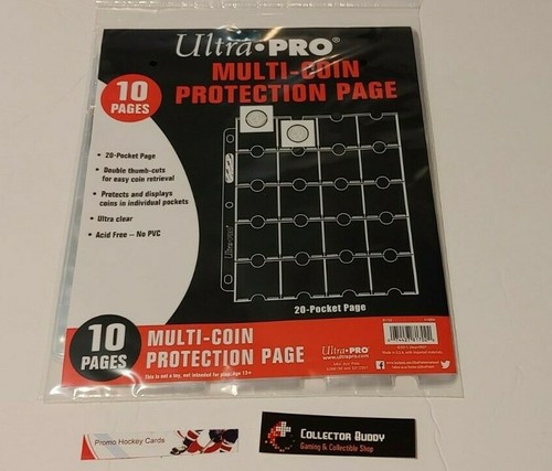 Ultra pro coin binder sheets - ultra,