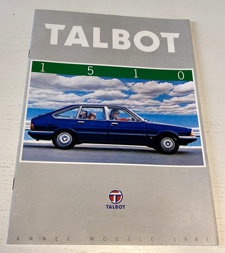 Notice commerciale talbot 1510 - notice,
