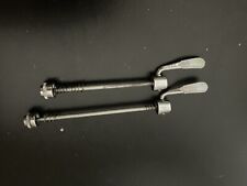 COPPIA - SGANCIO RAPIDO BICICLETTA CAMPAGNOLO RECORD USATO VINTAGE D'EPOCA