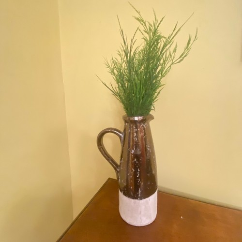 Vaso brocca ceramica marrone - , e