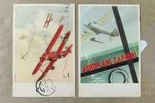 AVIAZIONE CIVILE CAPRONI-LOTTO 2 CARTOLINE-C97-187