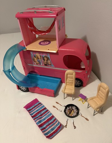 Barbie dream camper pink - barbie, rv