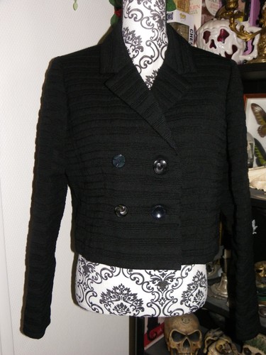 Manteau caban court - , noir