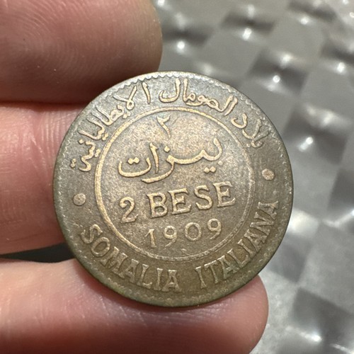 Moneta bese 1909 - 2, somalia