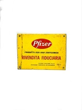 Insegna smaltata vintage