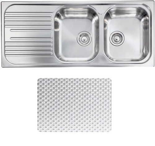 Lavello inox antigraffio - cm,