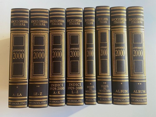 Enciclopedia italiana - enciclopedia,