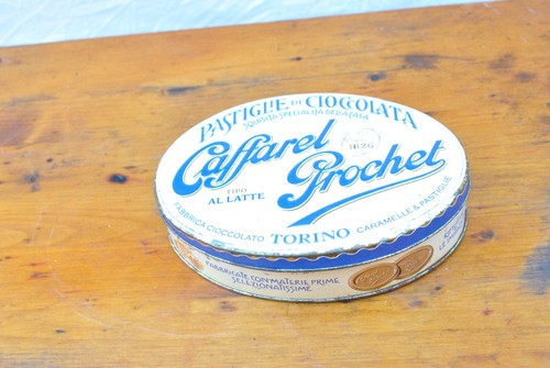 Scatola ovale latta vintage - scatola,