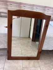 Specchio vintage in legno di noce | dimensioni : 90x65