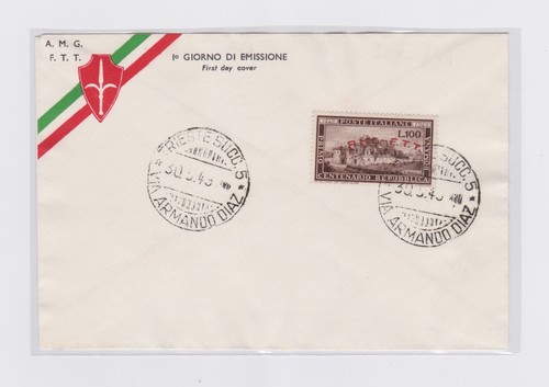1949 trieste amg ftt fdc - 1949,