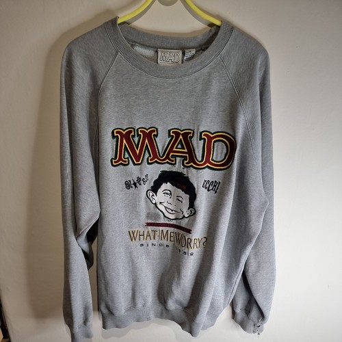 Felpa girocollo mad - felpa, vintage