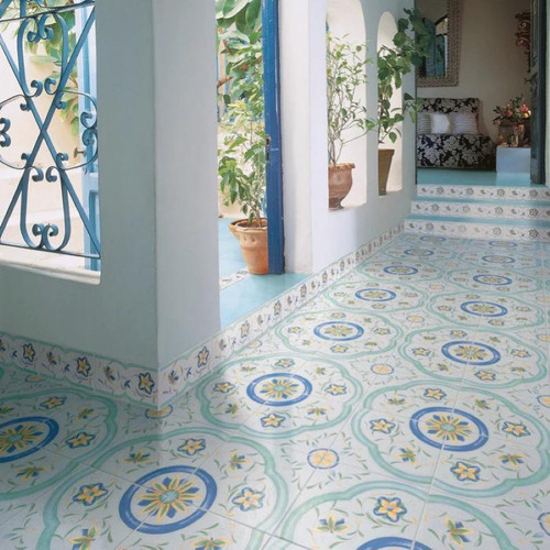 Pavimento decorato posillipo - pavimento,