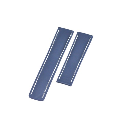 Cinturino orologio pelle blu