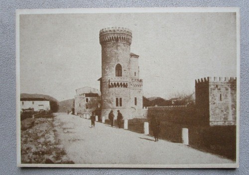 Cartolina vecchia torre del - cartolina,