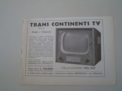 Advertising pubblicità 1955 - advertising,