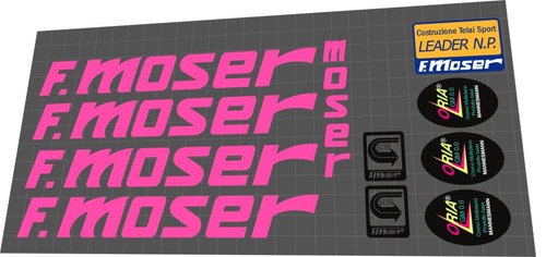 Moser leader rosa telaio - f.,