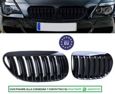 Griglie Reni Mascherine M-Sport BMW Serie 6 E63 E64 2004-2010 NERO LUCIDO
