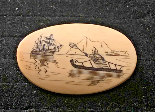 Nuguruk scrimshaw inuit nativi - inuit,