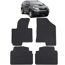Tappetini auto in gomma neri
