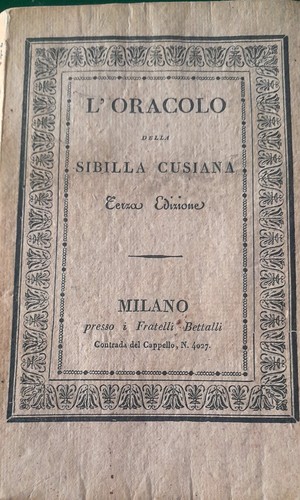 Oracolo della sibilla - della,