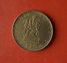 20 LIRE 1962 VATICANO [V272]