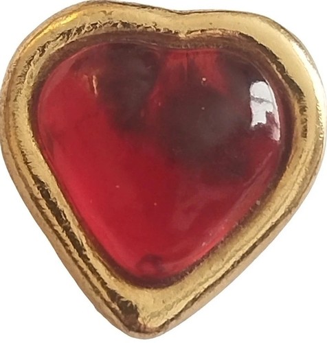 Broche coeur amour yves saint - broche,