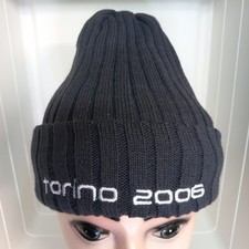 ASICS TORINO 2006 BERRETTO INVERNALE GIOCHI OLIMPICI INVERNALI OFFICIAL ONE SIZE