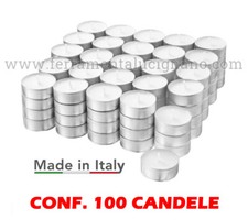 Candele bianche tea light - tea,