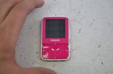 Philips GoGear Vibe 4GB Lettore MP3 multimediale digitale nero TESTATO necessita di batteria nuova