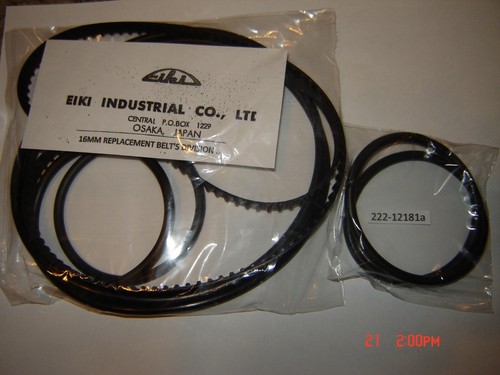 Cinghie proiettore eiki 16mm - eiki,