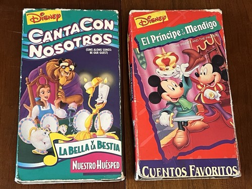 Disney spanish vhs principe - disney,