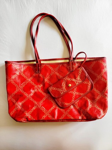Borsa tote vintage - , rossa