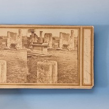 Naples Stereoview C1870 Real