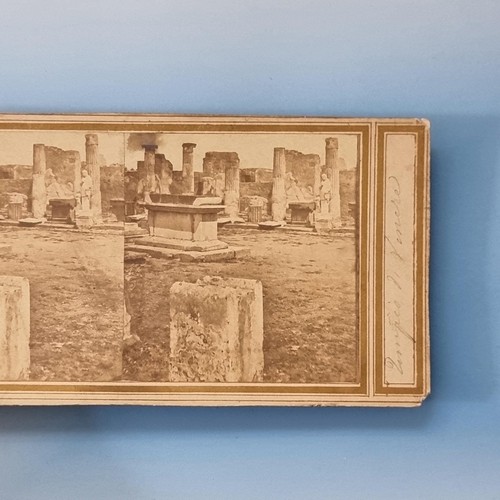 Naples stereoview c1870 real - stereoview,