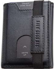 The Good Mate Portafoglio uomo slim con portamonete, scomparto banconote tradizi