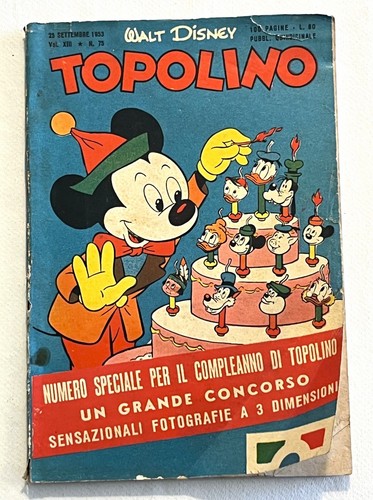 Topolino 23 09 1953 - topolino, 75
