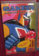 1 VHS YAMATO VIDEO ANIME ANNI 80,GAKEEN MAGNETICO ROBOT 6 Gackeen Gaken,gaiking