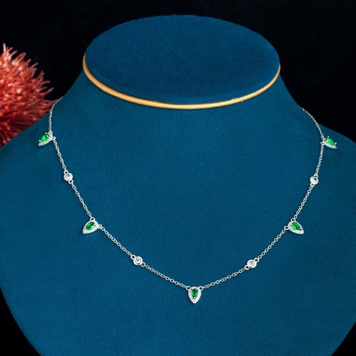 Collana catena maglia ciondoli
