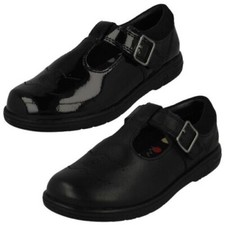 Ragazze Clarks T-Bar Fibbia