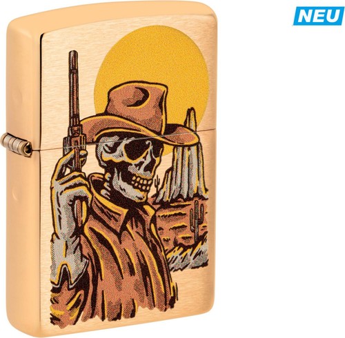 Zippo ottone spazzolato - spazzolato, color