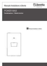 Manuale istruzioni installazione e d'uso utente caldaia Beretta POWER MAX
