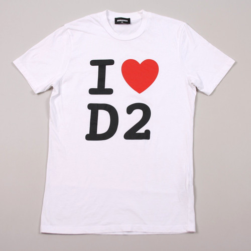 Shirt dsquared2 love d2 - t-shirt,