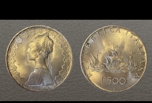 500 lire 1960 - 500, caravelle