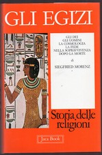 S. Morenz: "GLI EGIZI" - Storia delle religioni - 1983 - Jaca Book - Cofanetto