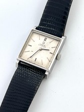 Omega vintage automatic 1964 lady steel square watch 