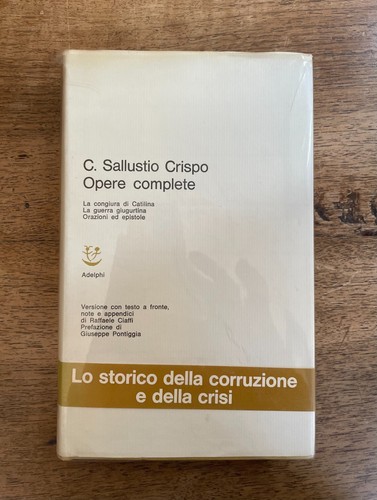 Sallustio crispo opere - c.,