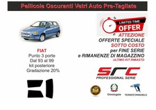 PELLICOLE OSCURANTI VETRI AUTO FIAT Punto 3p 93 99 kit posterior 20% SRC OFFERTA