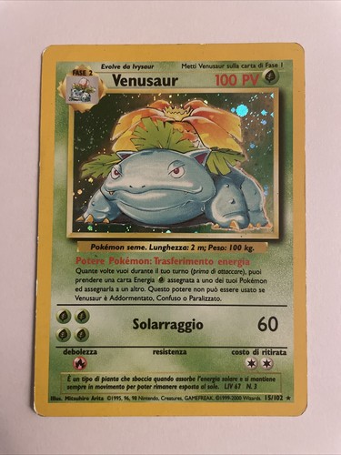 Pokemon venusaur 102 set - pokemon,