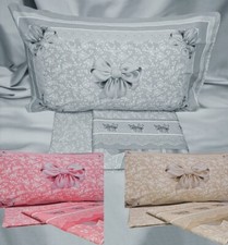 Completo letto disegno fiocco