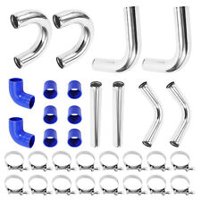 2.5" Diametro in Alluminio Intercooler Tubo Induzione Kits Universal return